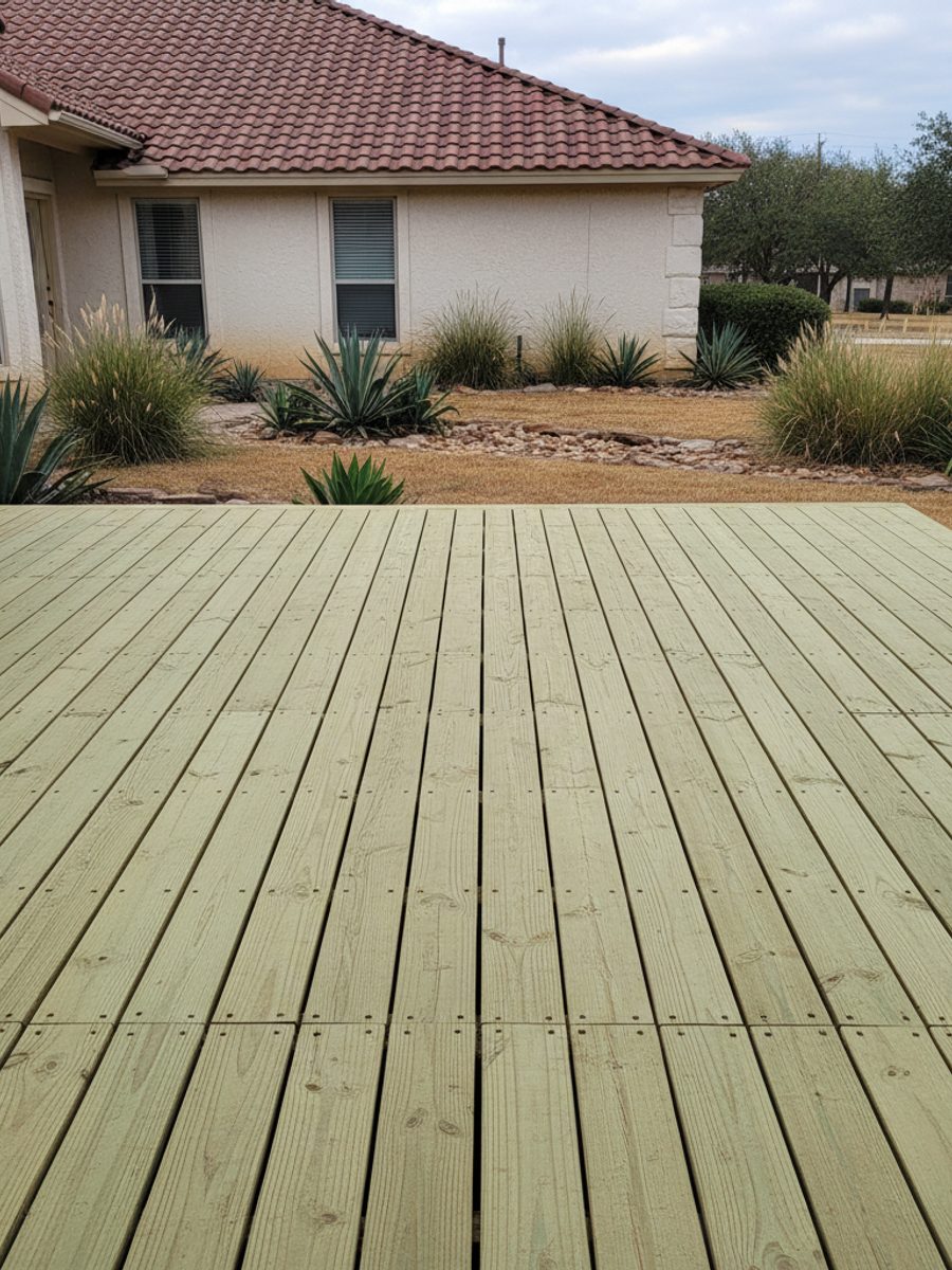 Oasis Deck crew working on a home