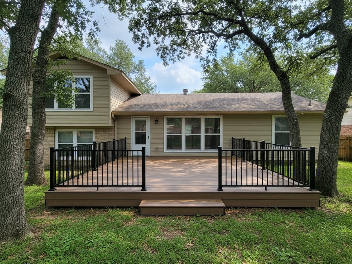 Deck Staining & Sealing completed by Oasis Deck in El Paso, TX