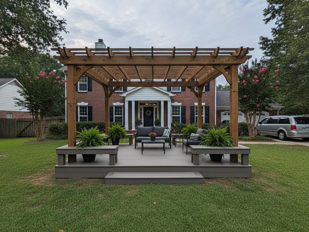 Deck Installation completed by Oasis Deck in Clint, TX